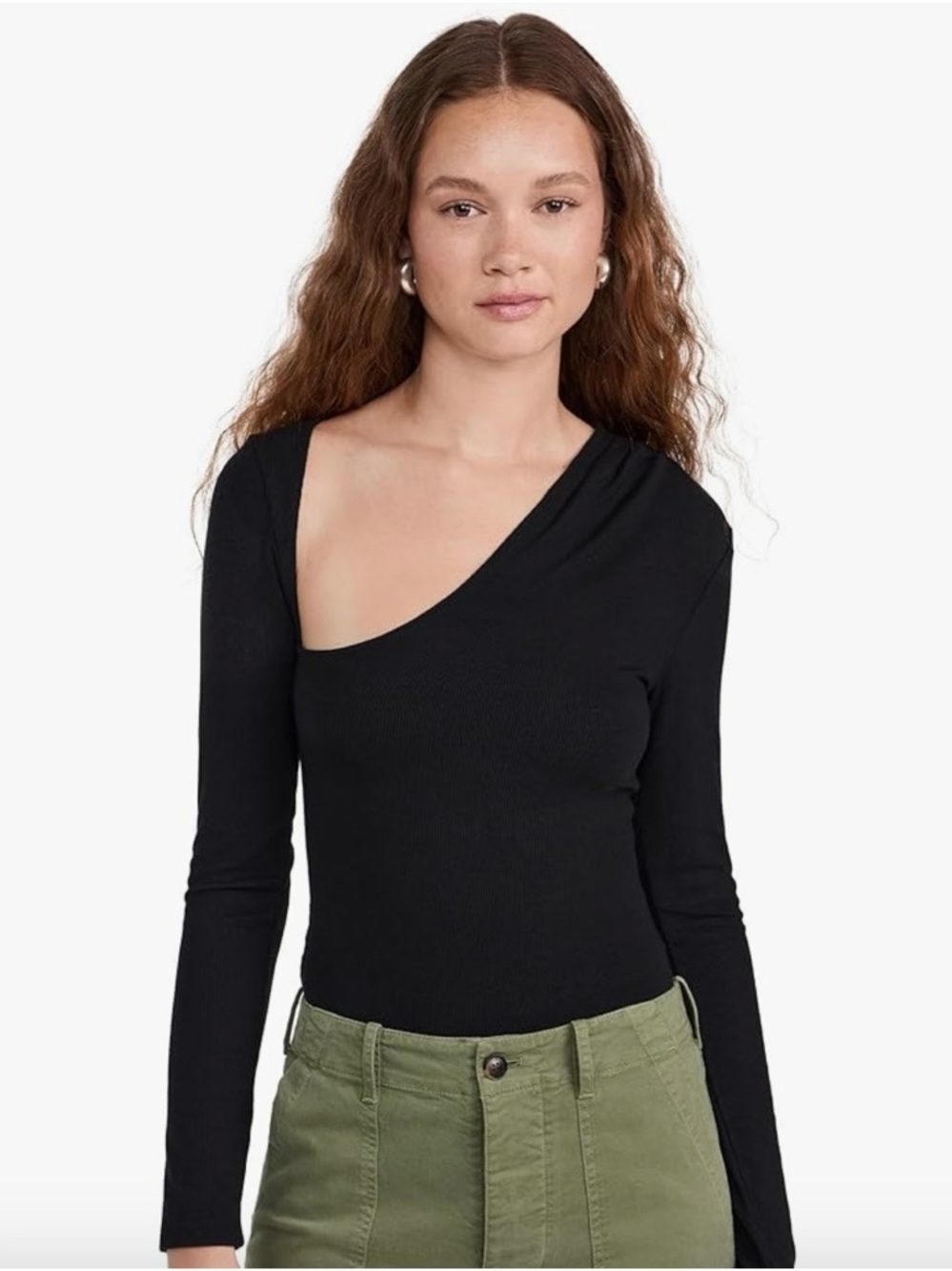 NWT Ambitionist (shopbop) Triangle Rib Bodysuit